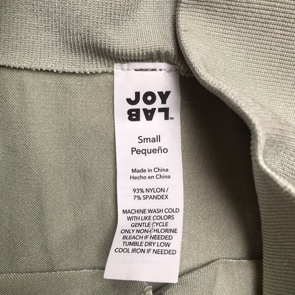 JoyLab Sage Green Silver Mesh Leggings, EUC, S - Picture 3 of 13